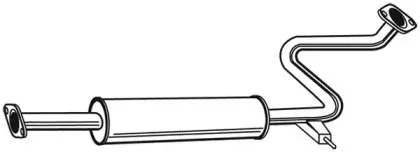 23513 WALKER Средний глушитель выхлопных газов
