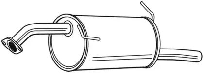 23857 WALKER Глушитель выхлопных газов конечный