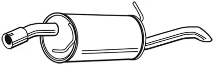 23920 WALKER Глушитель выхлопных газов конечный