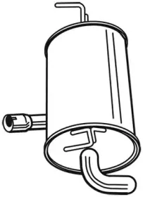 23999 WALKER Глушитель выхлопных газов конечный