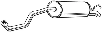 24059 WALKER Глушитель выхлопных газов конечный