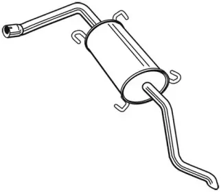 24113 WALKER Глушитель выхлопных газов конечный