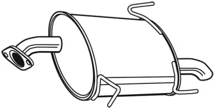 24133 WALKER Глушитель выхлопных газов конечный