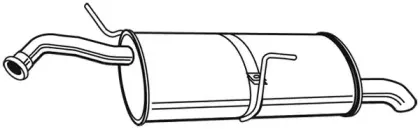 24134 WALKER Глушитель выхлопных газов конечный