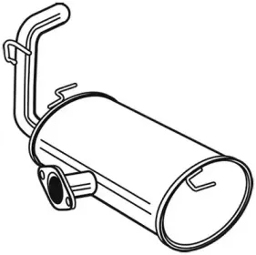 24144 WALKER Глушитель выхлопных газов конечный