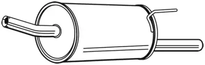 24164 WALKER Глушитель выхлопных газов конечный