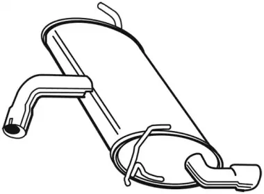 24165 WALKER Глушитель выхлопных газов конечный