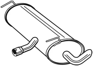 24172 WALKER Глушитель выхлопных газов конечный