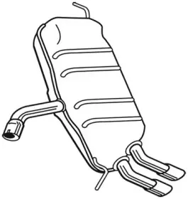 25118 WALKER Глушитель выхлопных газов конечный