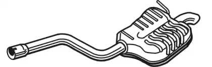 25143 WALKER Глушитель выхлопных газов конечный