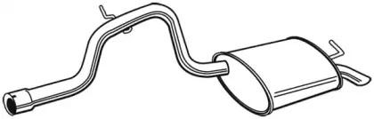 70133 WALKER Глушитель выхлопных газов конечный