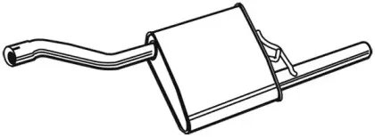 70749 WALKER Глушитель выхлопных газов конечный