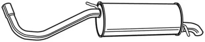 71342 WALKER Глушитель выхлопных газов конечный