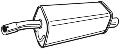 71401 WALKER Глушитель выхлопных газов конечный