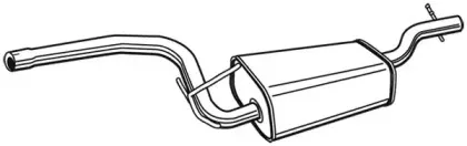 72328 WALKER Средний глушитель выхлопных газов