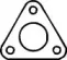 80201 WALKER Прокладка, труба выхлопного газа