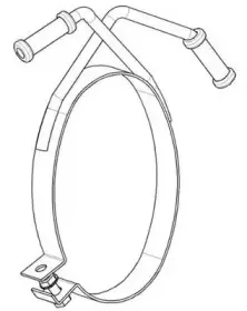 80598 WALKER Кронштейн, система выпуска ОГ