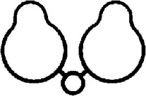 026458H CORTECO Прокладка, впускной коллектор