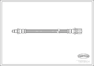 19018424 CORTECO Тормозной шланг