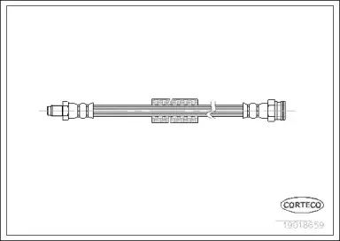 19018659 CORTECO Тормозной шланг