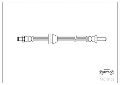 19018769 CORTECO Тормозной шланг