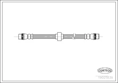 19025839 CORTECO Тормозной шланг