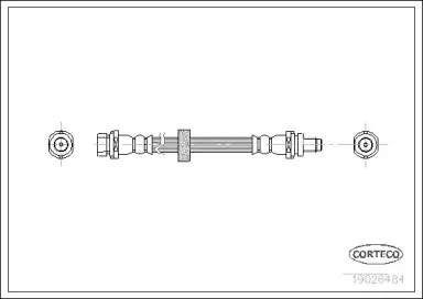 19026484 CORTECO Тормозной шланг