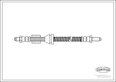 19026904 CORTECO Тормозной шланг