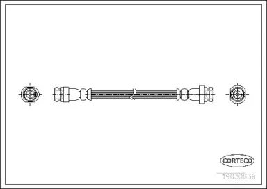 19030369 CORTECO Тормозной шланг