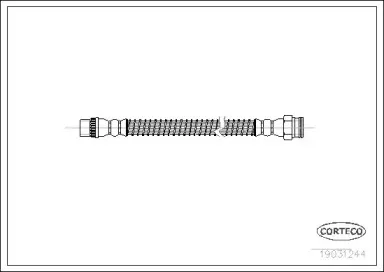 19031244 CORTECO Тормозной шланг