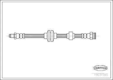 19031585 CORTECO Тормозной шланг