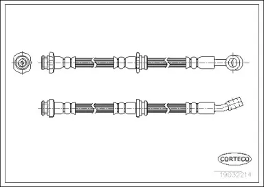 19032214 CORTECO Тормозной шланг