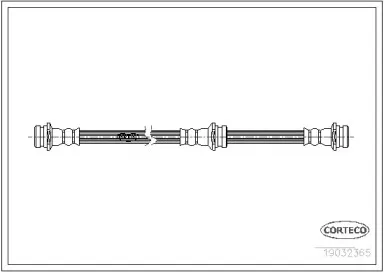 19032365 CORTECO Тормозной шланг