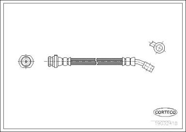 19032418 CORTECO Тормозной шланг
