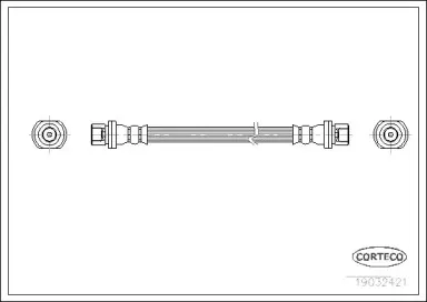 19032421 CORTECO Тормозной шланг