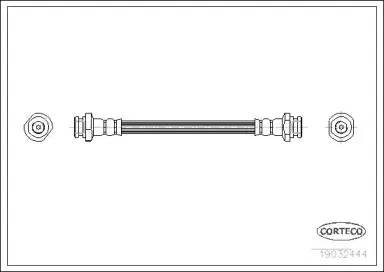 19032444 CORTECO Тормозной шланг