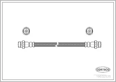 19032535 CORTECO Тормозной шланг