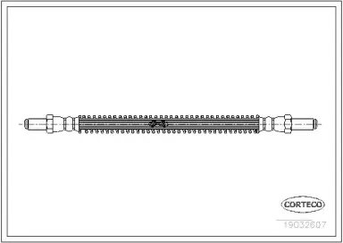 19032607 CORTECO Тормозной шланг
