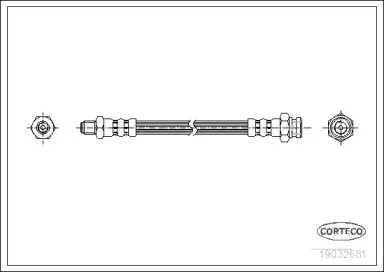 19032681 CORTECO Тормозной шланг