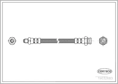 19032683 CORTECO Тормозной шланг
