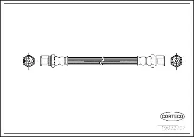 19032705 CORTECO Тормозной шланг