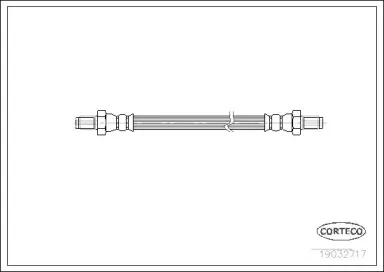 19032717 CORTECO Тормозной шланг
