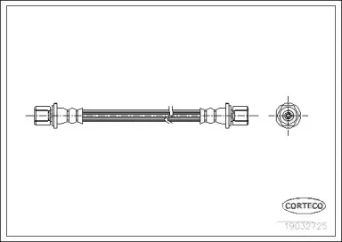 19032725 CORTECO Тормозной шланг