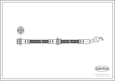 19032776 CORTECO Тормозной шланг