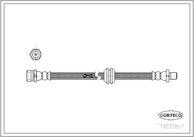 19032857 CORTECO Тормозной шланг