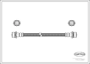 19033081 CORTECO Тормозной шланг