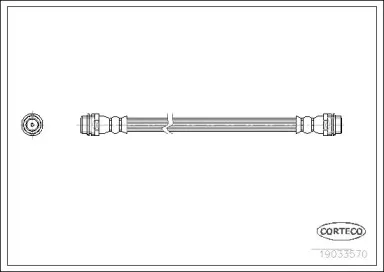19033570 CORTECO Тормозной шланг