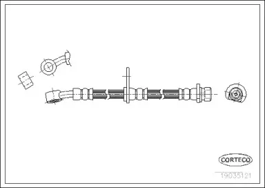 19035121 CORTECO Тормозной шланг