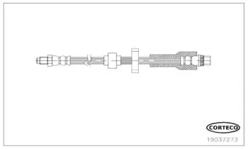 19037273 CORTECO Тормозной шланг