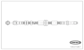 19037287 CORTECO Тормозной шланг